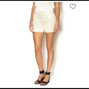 RAOUL vintage style polka dot shorts